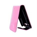 Skinnveske til HTC Wildfire S (Pink-Dark)